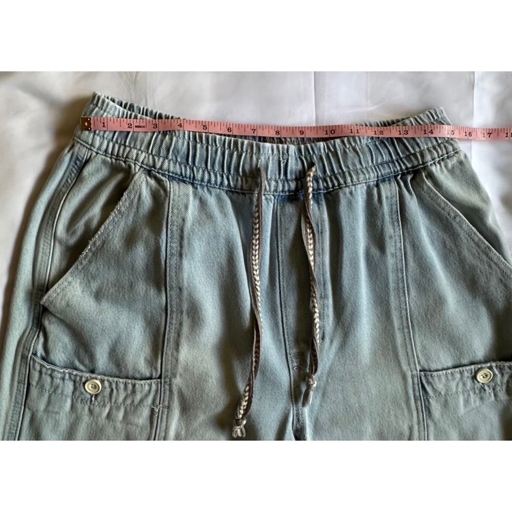 We The Free Free People Barrel Bright-Eyed Low-Slung Jeans in Moonstone Blue M - Picture 6 of 14